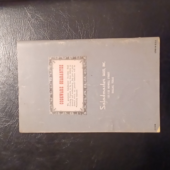 Vintage 1954 Saladmaster Recipe Book - Picture 2 of 10